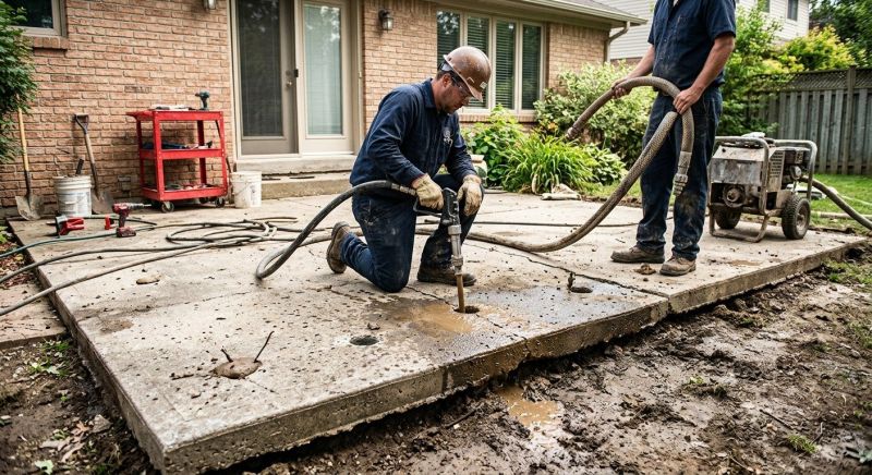 Patio Raising in Miami Dade County, FL