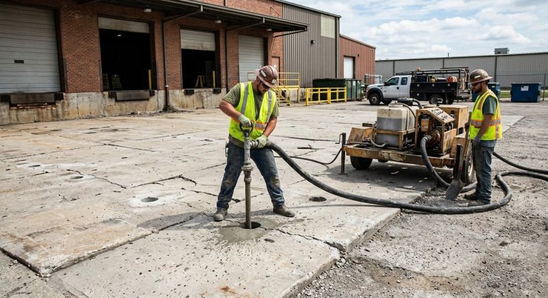 Commercial Concrete Mudjacking in Tampa, FL