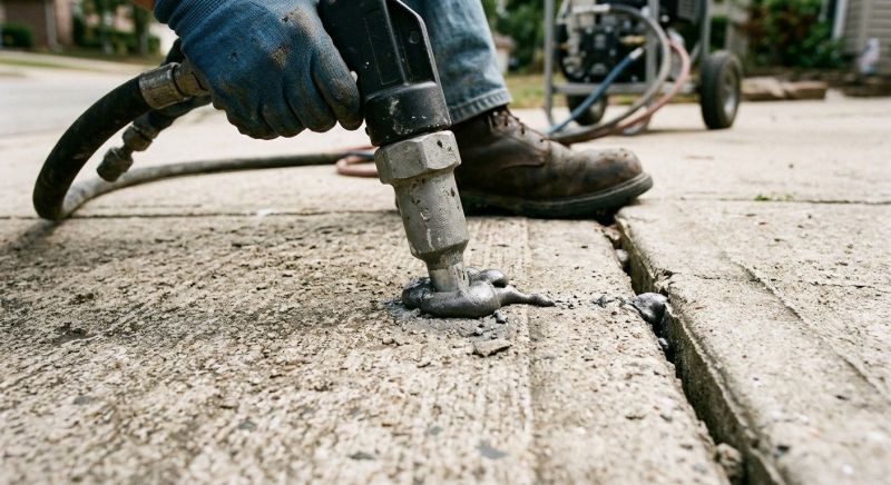 Concrete Poly Jacking in West Des Moines, IA