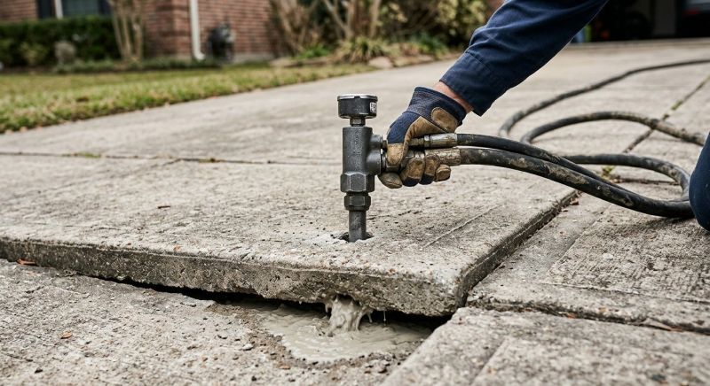 Driveway Slab Lifting in San Antonio, TX