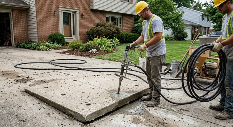 Mudjacking in Des Moines, IA