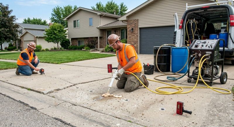 Poly Lifting in West Des Moines, IA