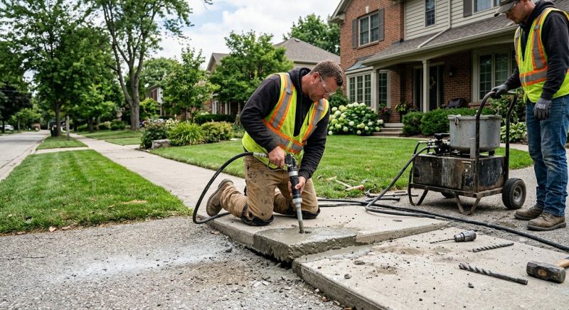 Sidewalk Raising in Miami Dade County, FL