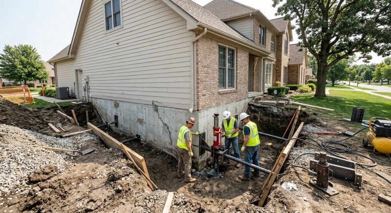 Sinking Foundation Repair in Fort Collins, CO