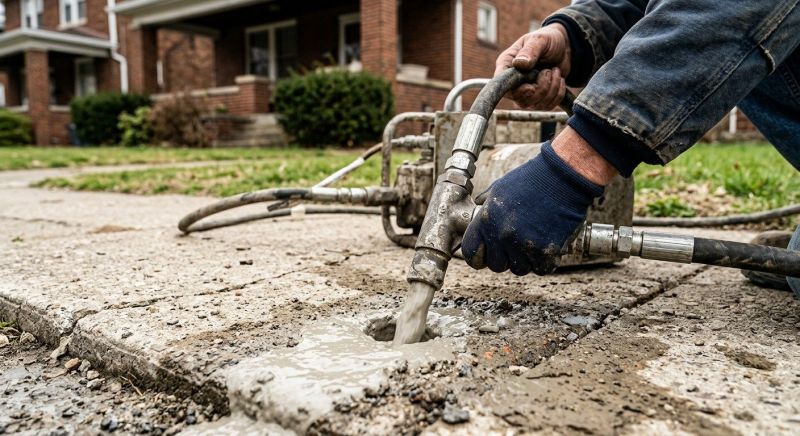 Walkway Leveling in Des Moines, IA